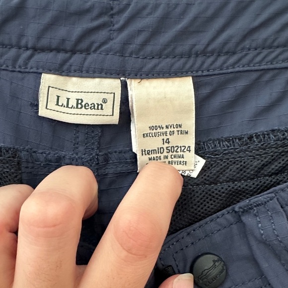 Kids navy L.L. Bean  Cargo Pants - Picture 3 of 6